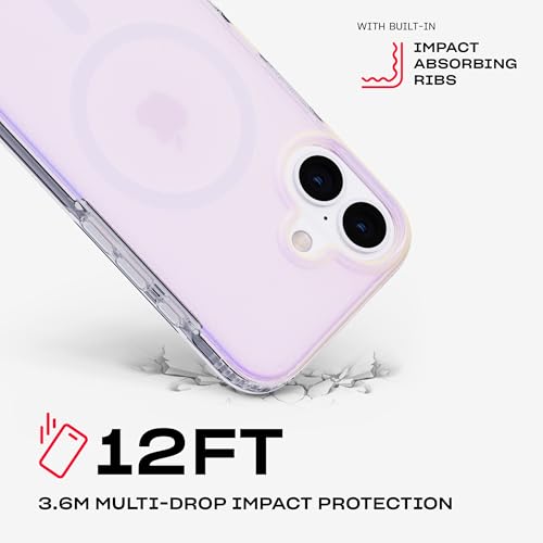 Image of Tech21 EvoArt for iPhone 16 Compatible with MagSafe - Impact Protection Case - in Holographic