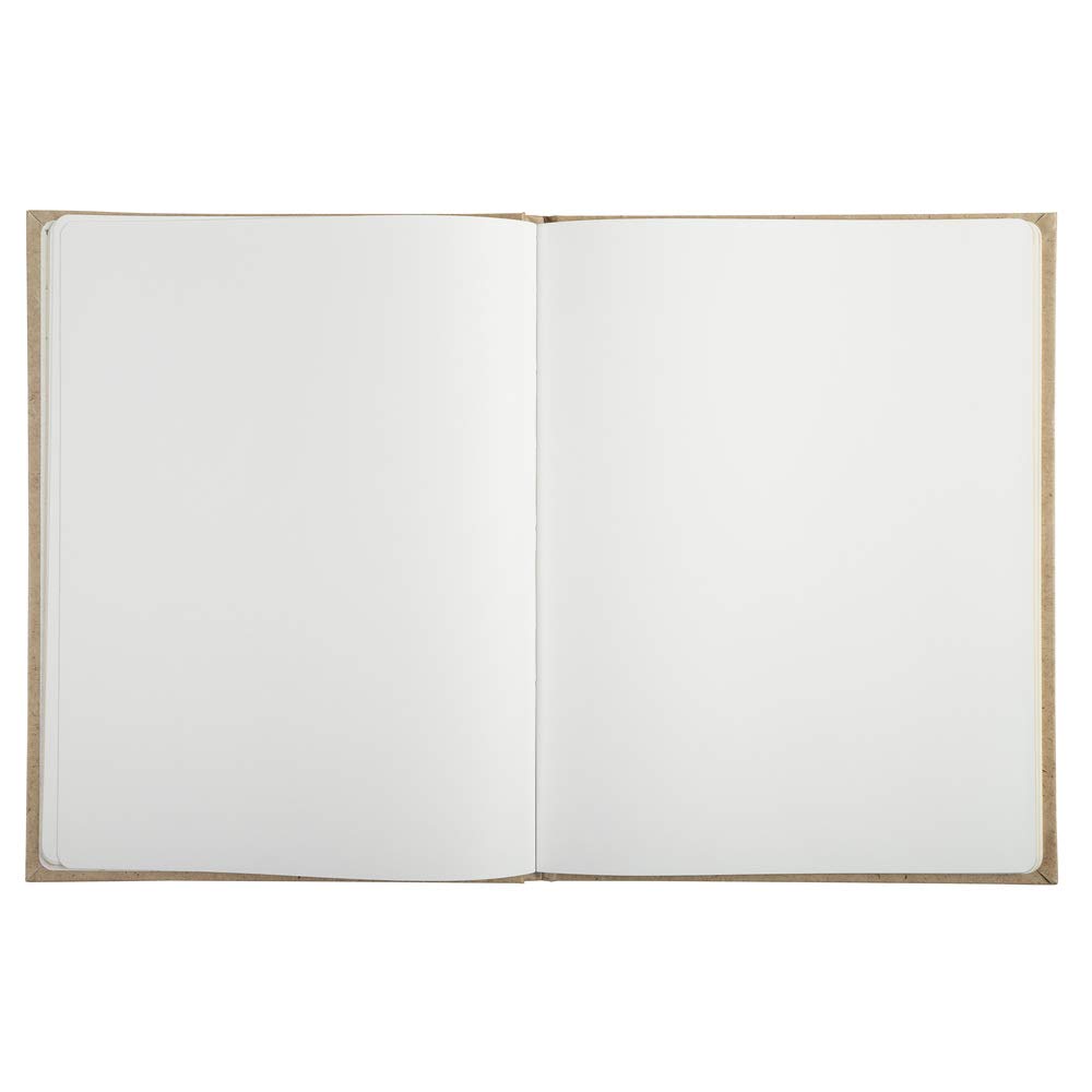 Exacompta Livre d'or Kraft Format vertical 27x22 cm 100 pages blanches