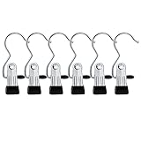 Multifunktionale Verwendungen: ideal für Mäntel, Hüte, Handtaschen,Socken, Handtücher, etc. Diese Wäscheklammern können sie sauber und aufgeräumt, auch platzsparend halten.