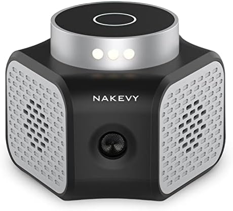NAKEVY Plug in Rodent Repellent Indoor Pest Repeller Squirrels Mouse Deterrent Rat Control with Ultrasound Impulse LED Flashlights Predator Sounds for Home Attic Garage RV Silver