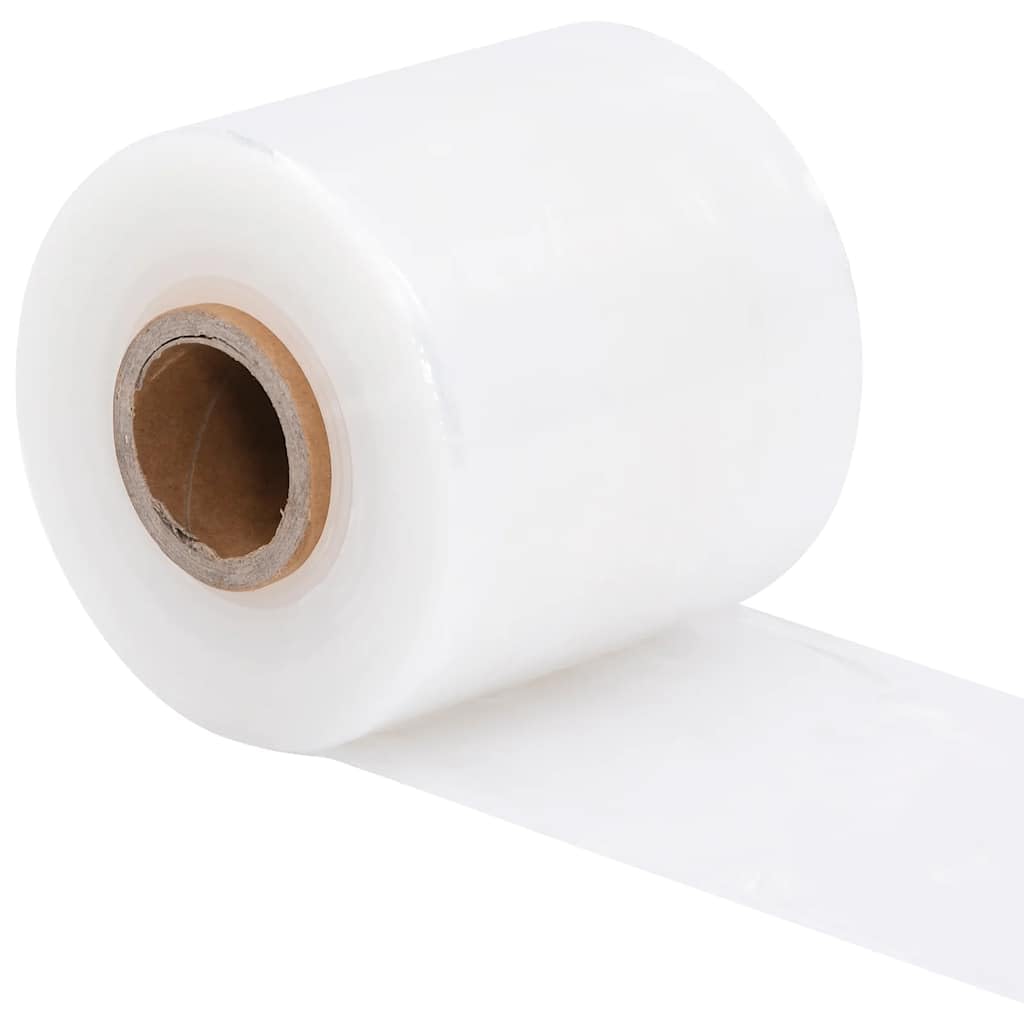 Stretchfolien 50 Stück transparent 23 µm 10 cm x 150 m PE Verpackungsmaterial mit Griff für Kartonage Versandbedarf Polsterfolie Füllmaterial Schutz bei Transport und Lagerung