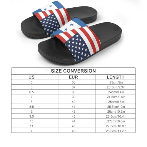 Flag of U.S. Honduras Flag House Sandals Non-Slip Bathroom Slippers Beach Summer Shoes for Men Women2
