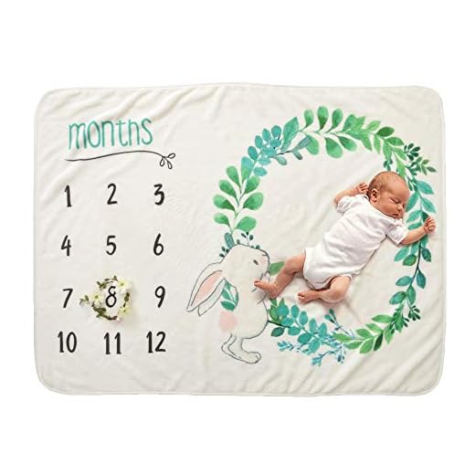 Decdeal Bebé Manta Mensual Hito Franela como Fondo Fotográfico para Bebé Recién Nacido con Estampado Floral 28 * 40