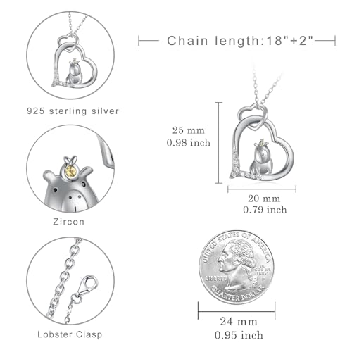 Pendentif capybara argent fin 925 bijou créateur de luxe