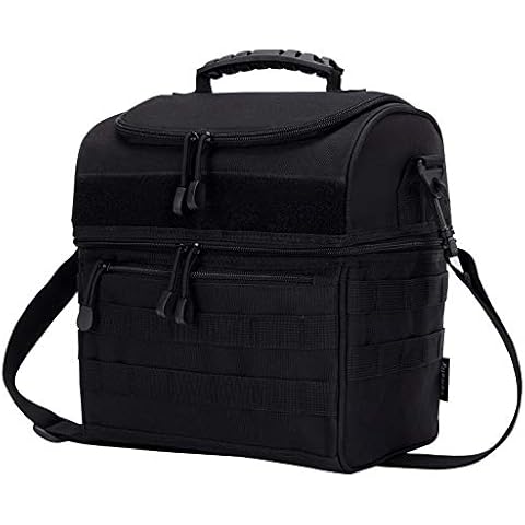 Molle Lunch Bag 2 Compartment Cooler Bag for Work Cover