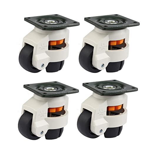 Rueda Giratoria, Rueda Niveladora 60f, Resistente, 800 Kg, Placa De Máquina, Giratoria Niveladora Retráctil For Muebles, Banco De Trabajo, Mesa Rueda Giratoria, Rueda Niveladora 60f, Resistente, 800 Kg, Placa De Máquina, Giratoria Niveladora Retráctil For Muebles, Banco De Trabajo, Mesa