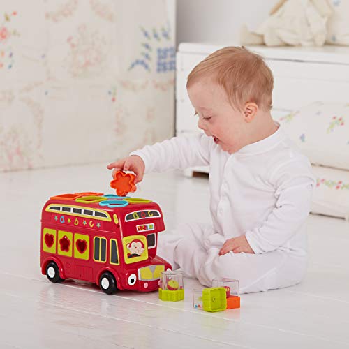 Early Learning Centre Shape Sorting Bus, Stimulates Senses, Fine Motor Skills, Hand Eye Coordination, Problem Solving, Toys For Ages 6 Months, Amazon Exclusive, By Just Play #TOP2
