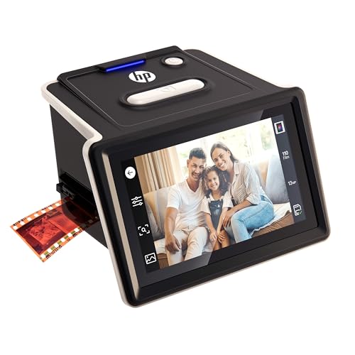 HP FilmScan Touch Screen Film & Slide Scanner Digitizer with 5” LCD Screen