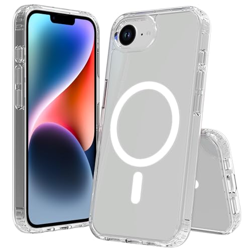 �Ή� iPhone 17E / 16E �P�[�X �J�o�[ �����V�F�� MagSafe�Ή� 3�{�ČRMIL�K�i ���΂ݖh�~ ���C�����X�[�d �ϏՌ� ���h�~ �y�� �}�O�l�b�g�X�}�z�P�[�X �X�g���b�v�����\ Qi2.2�Ή� �ő�25W�����[�d ��Phone16E