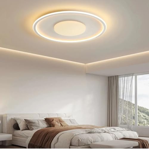 Plafonnier LED télécommandé et dimmable au design moderne rond 30cm - 3