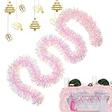 Photo Gallery gwtdtoad ghirlanda di tinsel - 2 m ghirlanda per albero di natale rosa iridescente | stendardo per feste compleanno matrimonio parete esterno patio portico decorazione casa Photo Gallery gwtdtoad ghirlanda di tinsel - 2 m ghirlanda per albero di natale rosa iridescente | stendardo per feste compleanno matrimonio parete esterno patio portico decorazione casa