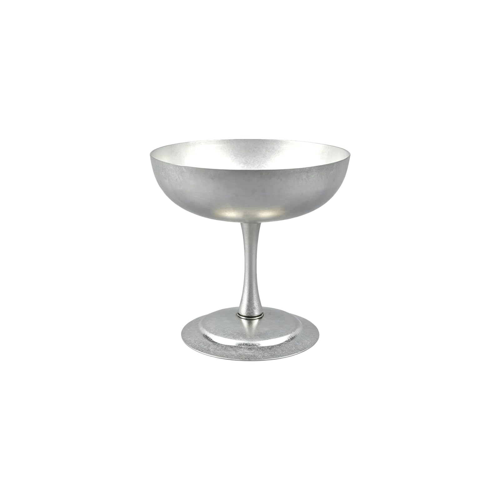 MALSSE Modern Footed Bowl Stainless Steel Serving Plate with Pedestals Base for Displaying Delicate Desserts Traditional Fashion Dessert Serving Bowl