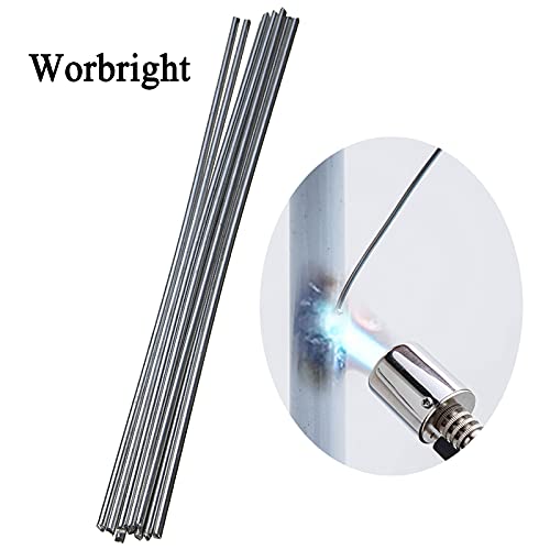 Worbright Universal spawanie prętów spawalniczych miedzi aluminium żelaza ze stali nierdzewnej fux rdzeniowy pręt spawany elektrodę drutową bez potrzeby proszek(1.6mm,20 Pieces)