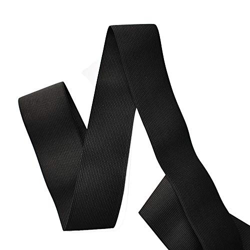 Leline's Elastic Spool, Knit Elastic Band For Sewing, 1 1/2 Inch X 5 Yard, Black #TOP6