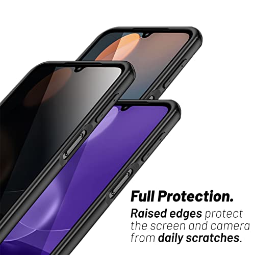 Image of KAPAVER Hybrid Shockproof Back Cover Case Compatible with Samsung Galaxy A24 (PC+TPU) (Hazy Black)