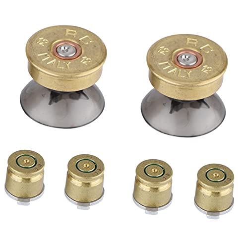 Steelbook Mod 6pcs Botões de Metal Dourado Kit Mod Thumbstick para Controlador