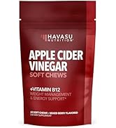 Apple Cider Vinegar Chews | Apple Cider Vinegar Supplements for Energy &amp; Metabolism | Enhanced wi...