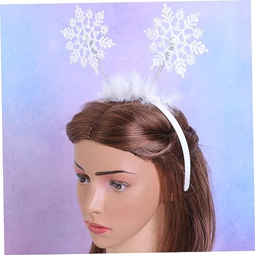 FOMIYES Copricapo Natalizio 6 Pezzi Fiocco di Neve...