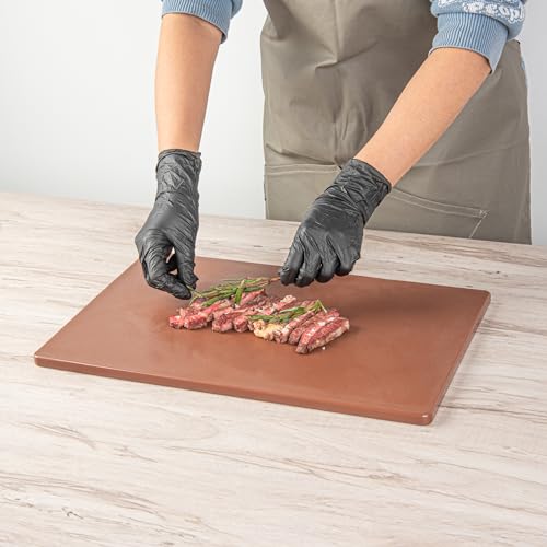 Tabla de Cortar Restaurantware-Chef 101 de 45,7 x 30,5 cm, Rectangular, Marrón, de Plástico, Antideslizante, Apta para Lavavajillas, Duradera y Sin Olores miniatura 5