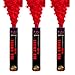 EXCLUSIVE ONLINE Smoke Grenades/Flares Pack of 3 for Paintball, Weddings, Photo-shoots & Special Effects (Red)