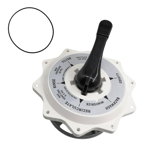 270067 2 Inch Top Valve Assembly Replacement Kit Replacement for Hiflow Top and Side Mount Pool Spa Multiport Valve