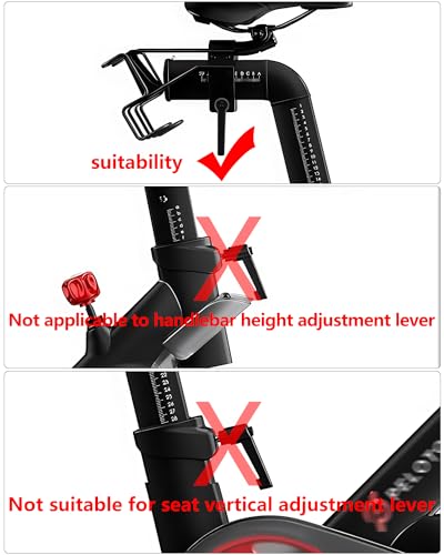 Spin Bike Seat Post Adjustment Rod - Peloton L-Shaped Handle Replacement (High-Strength Aluminum)