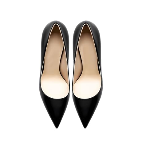 Image of Women's Pointed Toe Shallow Stiletto Heels 4.7 Inch Pumps Wedding Party Banquet Shoes