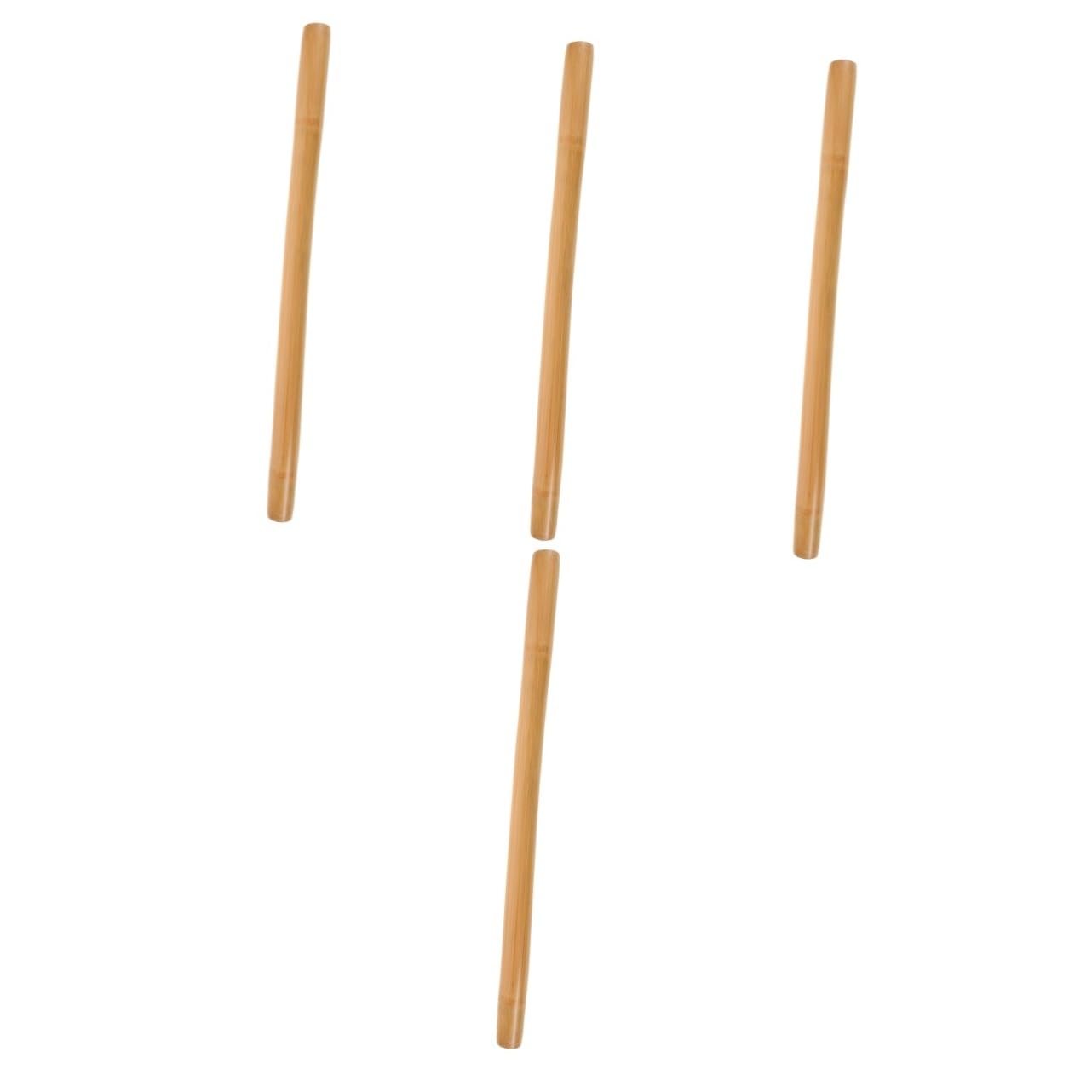 Ipetboom 4pièces De Massage Bambou Pour Les Musculaires Outil De Massage Corporel Pour Épaules Cou Et Jambes Léger Et