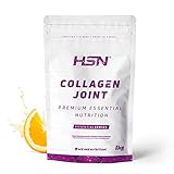 Colágeno Salud Articular de HSN | Sabor Naranja 1 Kg = 67 Tomas por Envase Glucosamina, Condroitina, MSM, Cúrcuma, Boswellia Serrata, Pimienta Negra, Vitaminas y Minerales | No-GMO, Sin Gluten