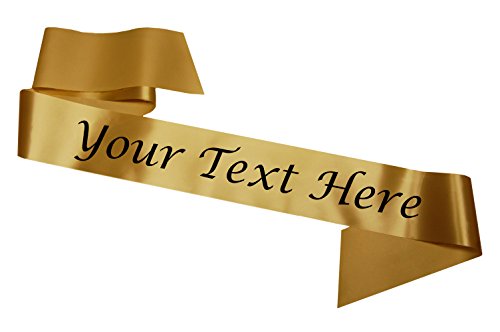 Bandas personalizables Dorada Despedida soltera Cumpleaños