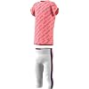adidas I Tight Set G Sportset, baby-kinderen, Rosglo/Indtec/Rosbas, 74 (6/9 maanden)