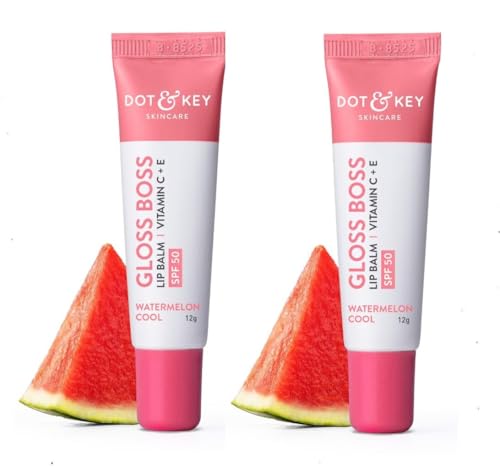 Dott & Key Gloss Boss Lip Balm, SPF 50+, Vitamin C & E, Watermelon, 12g, Pack of 2 image 5