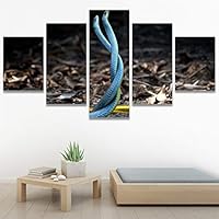 SIGNWIN 5 Panel Canvas Wall Art Coiling Around for Home Decorations Ready to Hang - 60