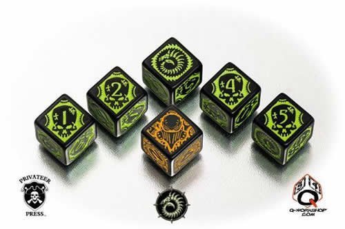 Q WORKSHOP Warmachine Cryx Dice