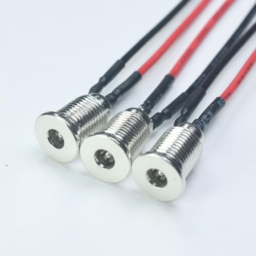Conector DC hembra 3.5 x 1.35 mm con cables x3 miniatura 2