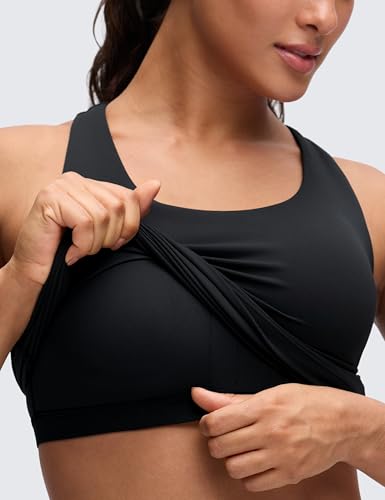 Image of CRZ YOGA Butterluxe Racerback Tank Tops | Light Support, Built in Bra, Removable Pads, Yoga, Extremely Soft, Scoop Neck, for Women