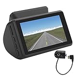 Denash Registro de Video Digital HD de Lente Doble Automática con Visión Nocturna para Detección de Movimiento Car DVR Accesorios de...