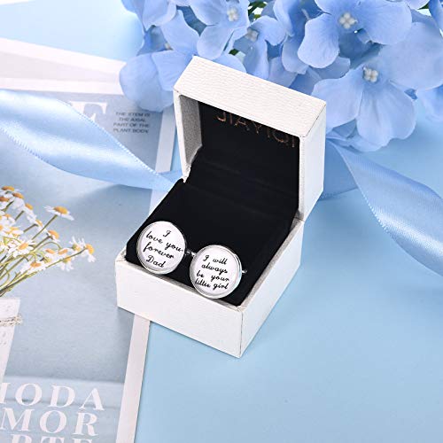 Cufflinks For Dad From Bride I Love You Forever Dad Cufflinks Sweet Words Cufflinks For Men #TOP5