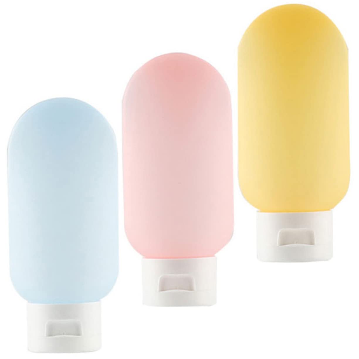 minkissy 12piezas Botellas De Viaje Para Cosméticos Contenedores Transparentes Squeeze Para Lociones y Champús Prácticos y Livianos Para Almacenamiento De Maquillaje y Cuidado Personal