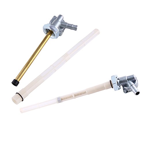 Qiilu Motorrad Kraftstoff Ein/Aus Ventil Schalter Petcock Öltank Schlauchhahn Für Honda STEED VT400 600 CBR400