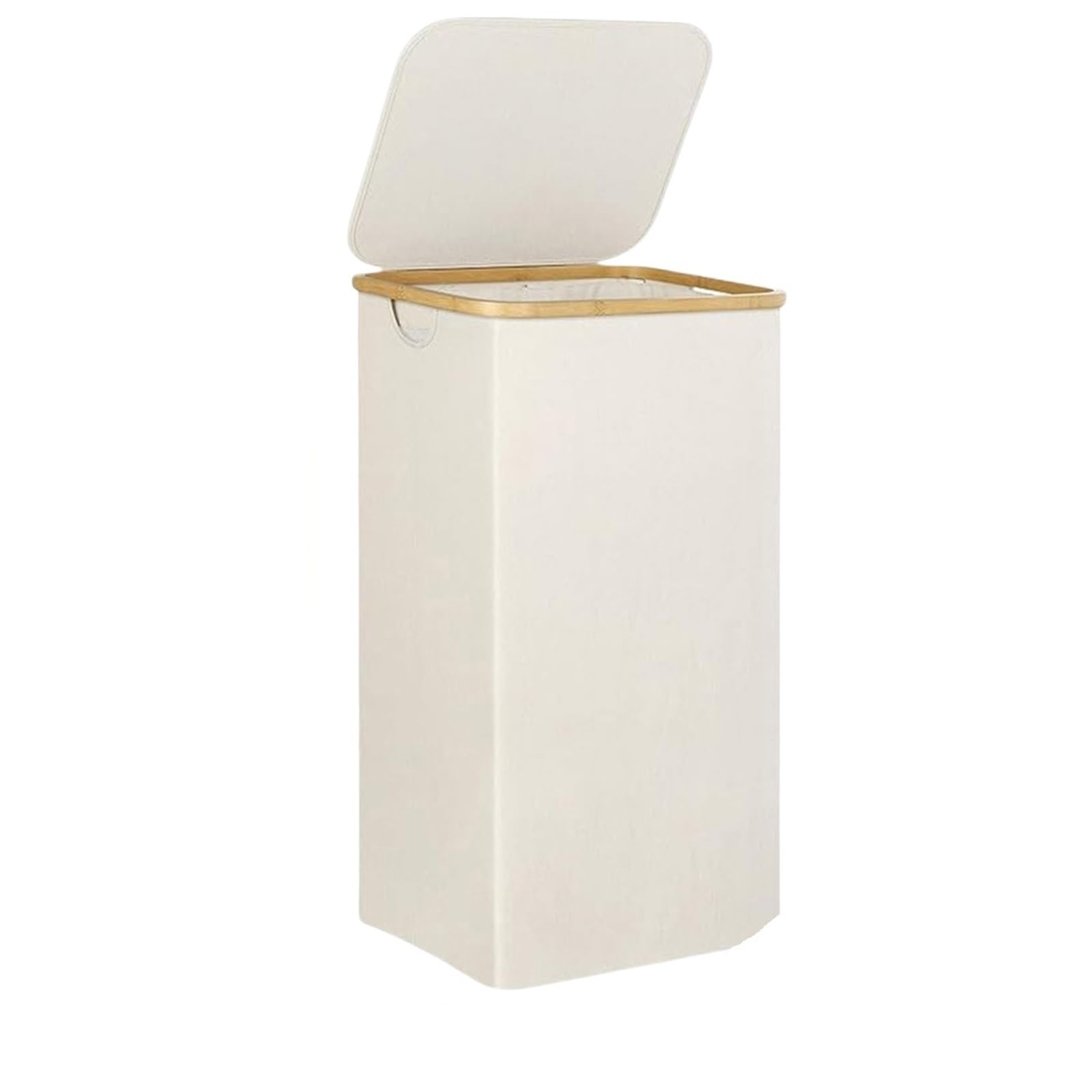 Slim Laundry Hamper Dirty Clothes Basket With Lid Tall Narrow Washing For Bathroom For Bedroom(Color2)