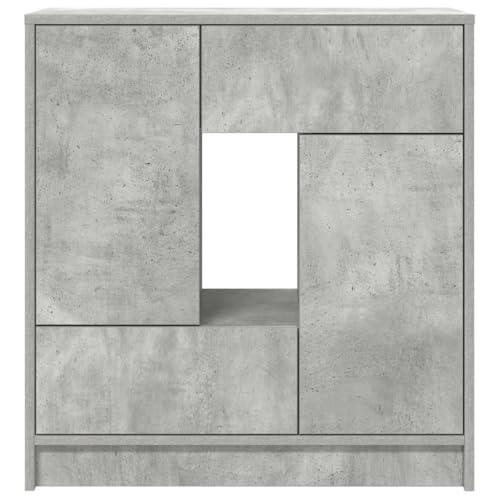 Aparador para salón gris hormigón ideal para renovar el estilo del comedor actual 7