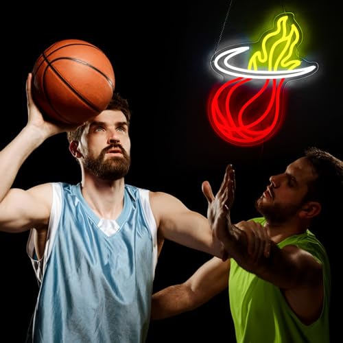Mokispy XH-20240418 Miami Basketball Neon Sign Heat Sports Led Sign Team Logo Neon Lights thumb #6