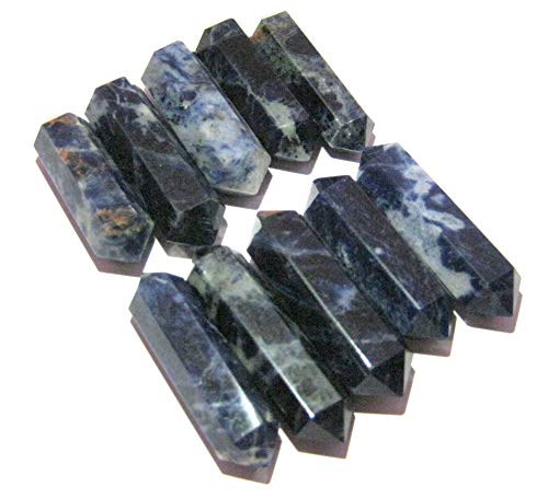 Sodalite double pointers en cristal, le cadeau pierre précieuse idéal