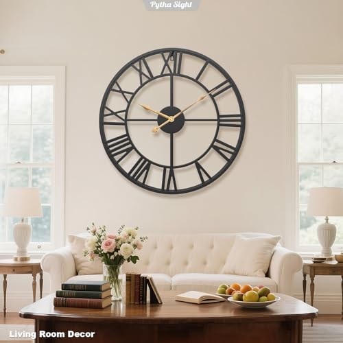 30 Vintage Industrial Roman Wall Clock