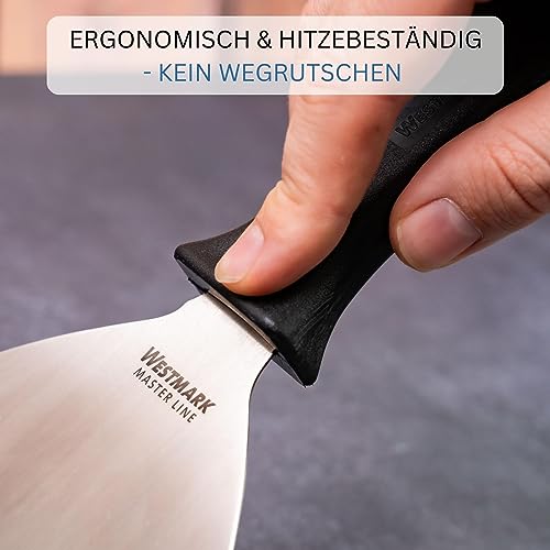Grattoir inox rigide Westmark pour nettoyer les plaques de cuisson sans effort - 6
