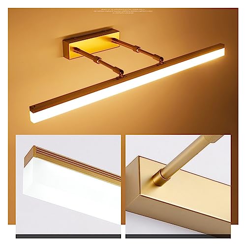 Applique miroir LED rétractable et anti-buée pour une installation facile