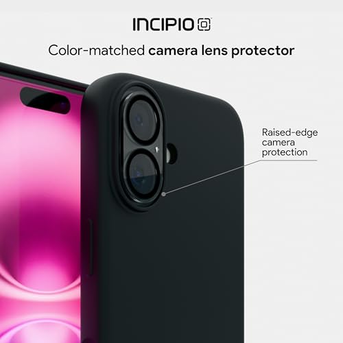 Incipio - iPhone 16, Magsafe Compatible Phone Case, 10ft-12ft Drop Tested, Ultra Durable & Shock Absorbing, Scratch Resistant & Slim Profile (Black) by Incipio - Image 4