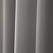 Best Home Fashion Thermal Insulated Blackout Curtains - Back Tab/ Rod Pocket - Grey - 52