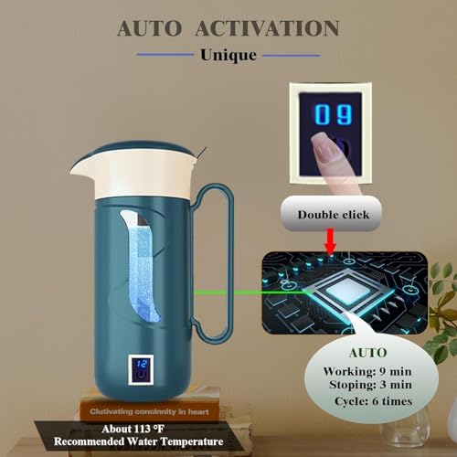 GOSOIT Hydrogen Water Bottle Hydrogen Alkaline Water Generator Ionizer Hydrogen Water Maker Machine with SPE and PEM Technology - Image 3